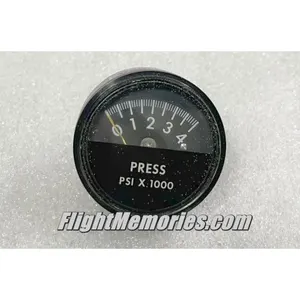 Vintage Boeing 707 Aircraft Hydraulic Pressure Indicator, 6931-700, 10-60576-1